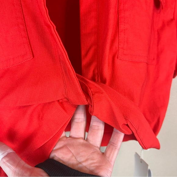 commense red twist blouse - Picture 6 of 11